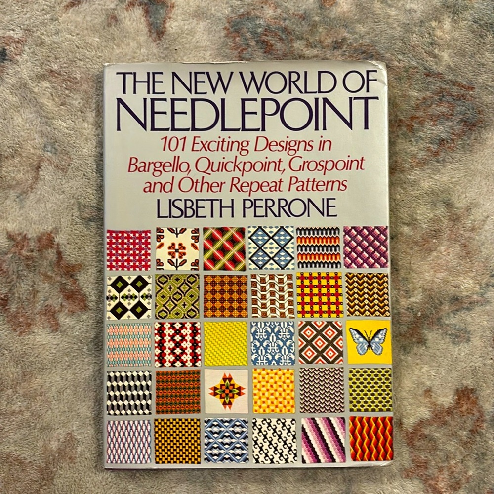 Sought After Needlepoint Book by Lisbeth Perron - The New World of Needlepoint